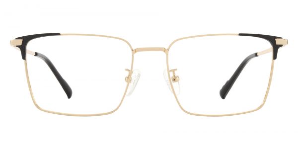 Elias Rectangle Prescription Glasses - Gold