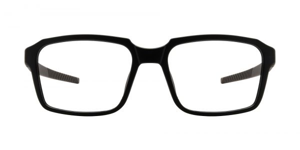 Jermaine Rectangle Prescription Glasses - Black