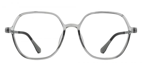 Cassandra Geometric Prescription Glasses - Gray