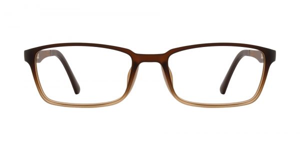 San Dimas Rectangle Prescription Glasses - Brown